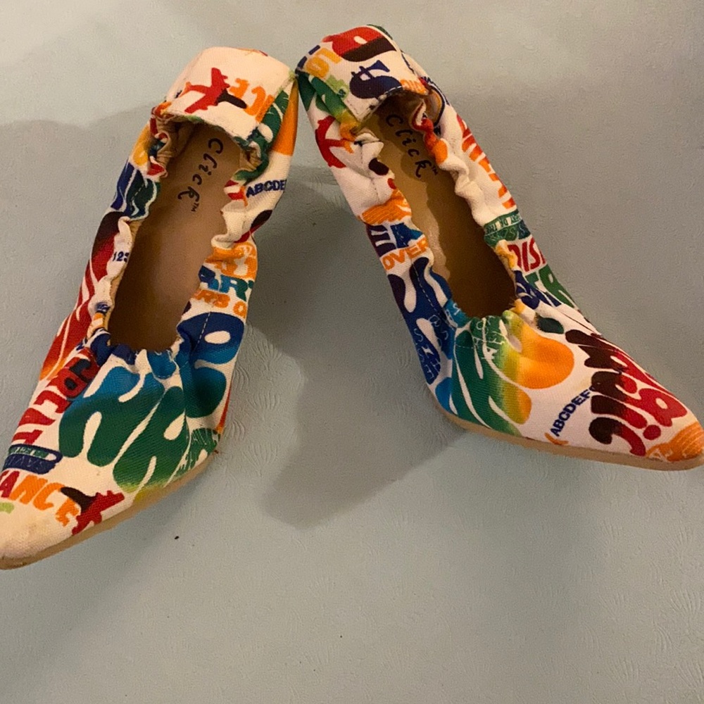 Graffiti flex heels